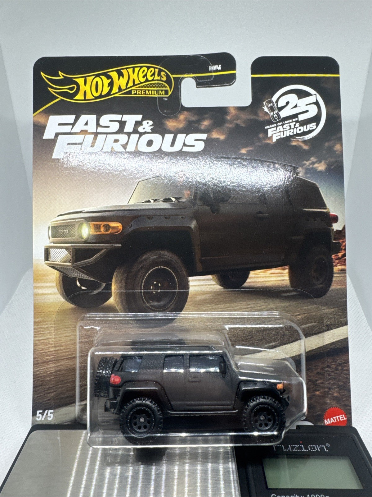 Hot Wheels Premium Toyota FJ Cruiser Fast & Furious 25 Years 5/5