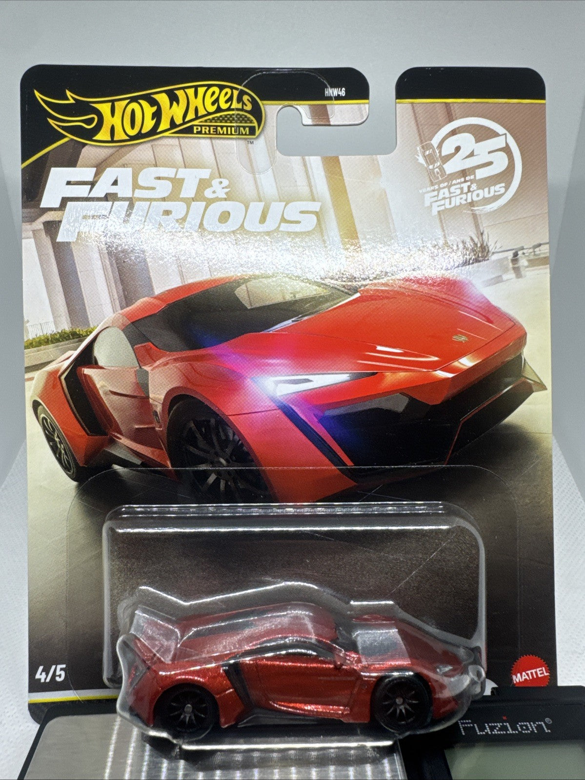 Hot Wheels Fast & Furious Lykan Hypersport Diecast Car Red 1:64