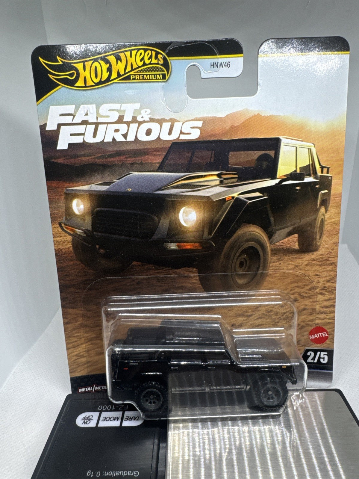 Hot Wheels Fast & Furious Lamborghini LM002 Diecast Car Black