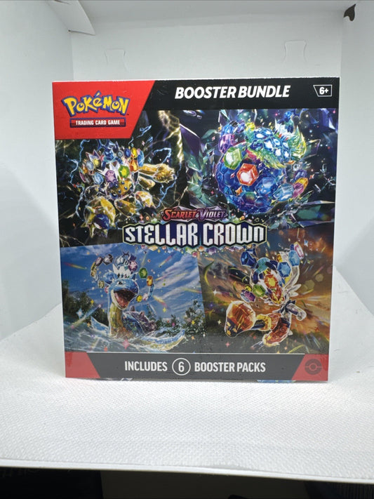 Pokémon Stellar Crown Booster Bundle | Factory Sealed | Pokémon TCG