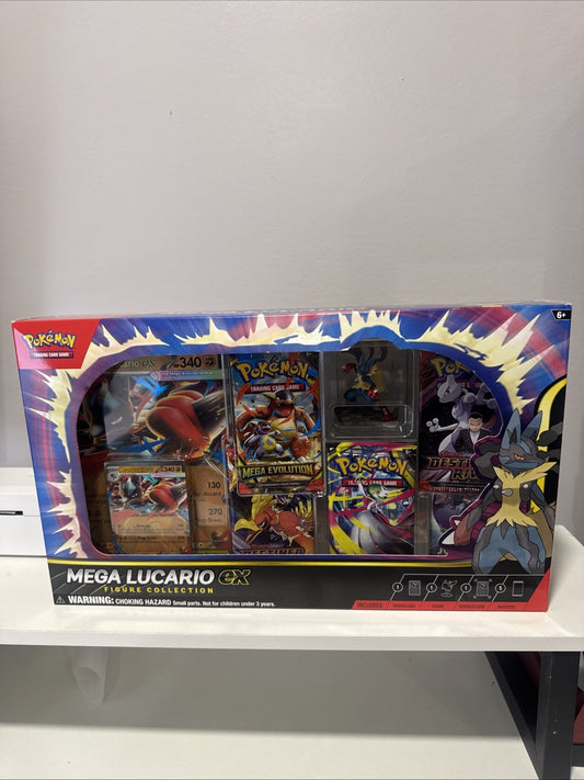 Mega Lucario ex Premium Figure Collection Box | Pokémon TCG | Sealed