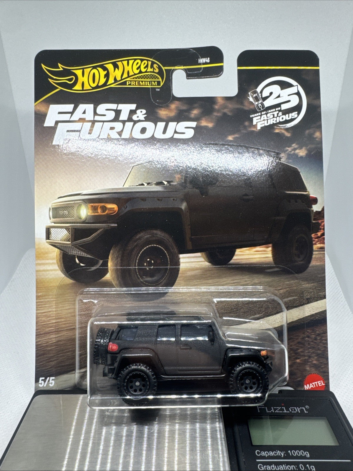 Hot Wheels Premium Toyota FJ Cruiser Fast & Furious 25 Years 5/5