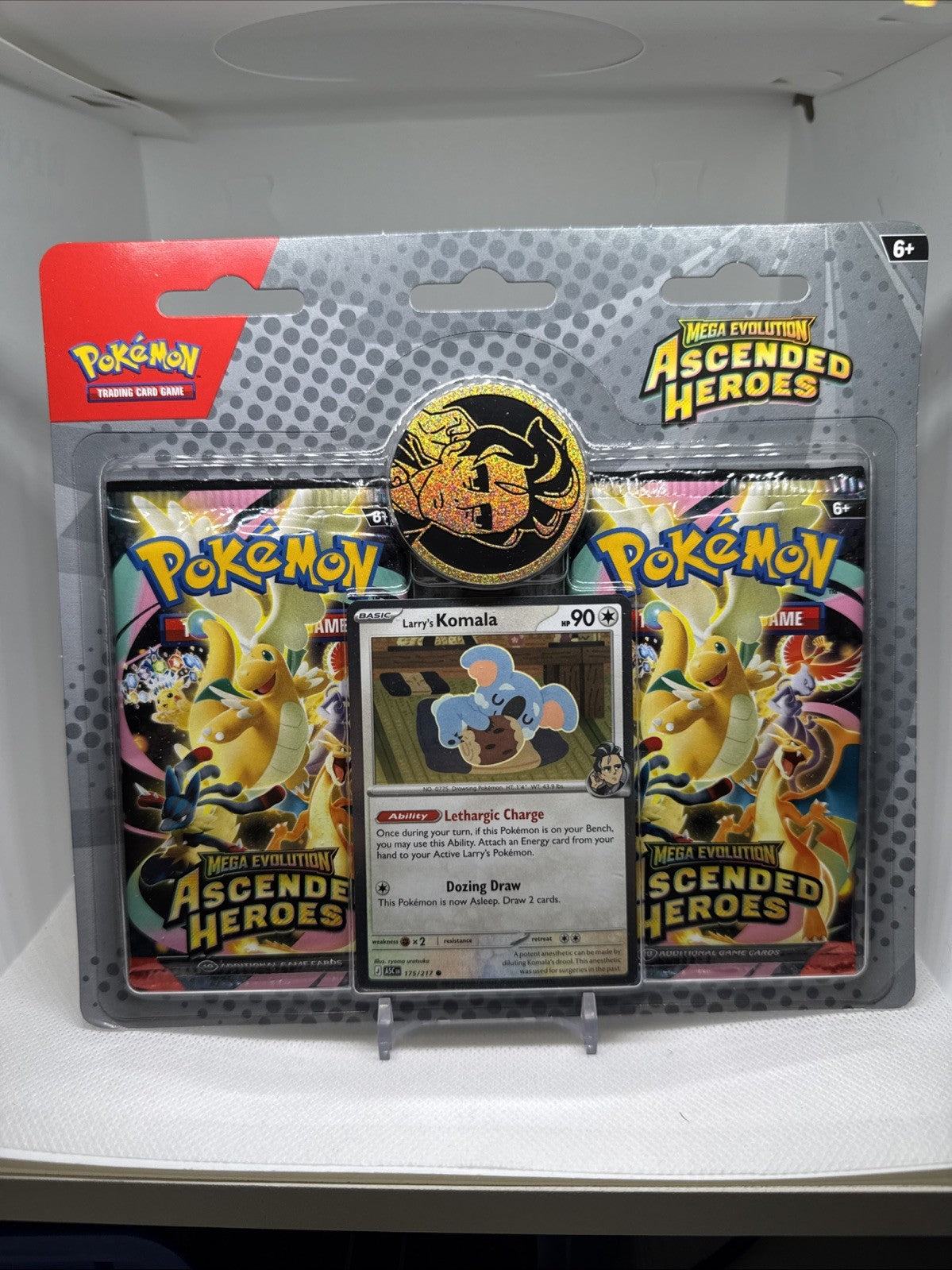 Pokémon Ascended Heroes 2-Pack Blister Larry’s Komala | Sealed