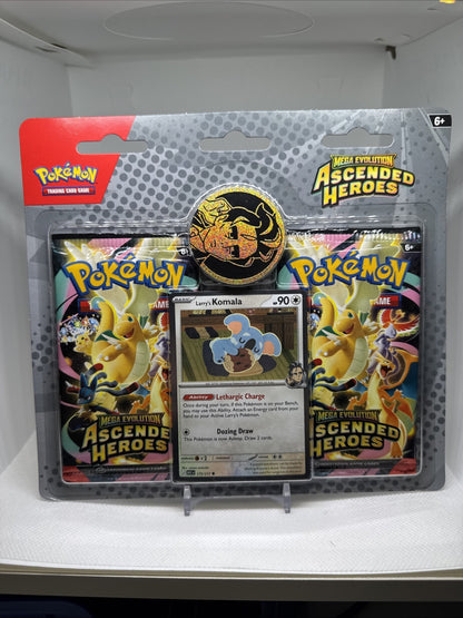 Pokémon Ascended Heroes 2-Pack Blister Larry’s Komala | Sealed
