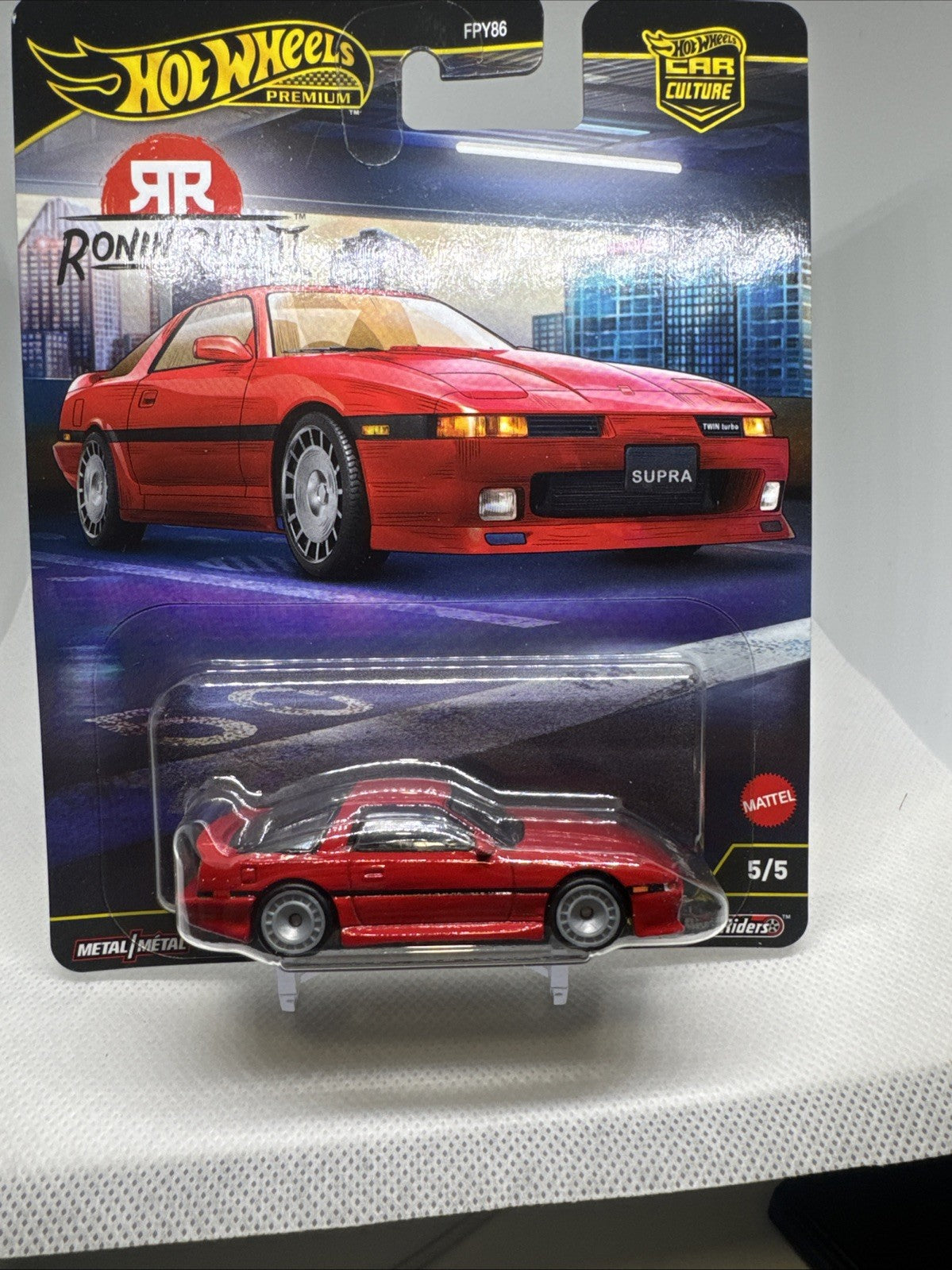 Hot Wheels Car Culture Premium Ronin Run 2 ‘89 TOYOTA SUPRA / A28