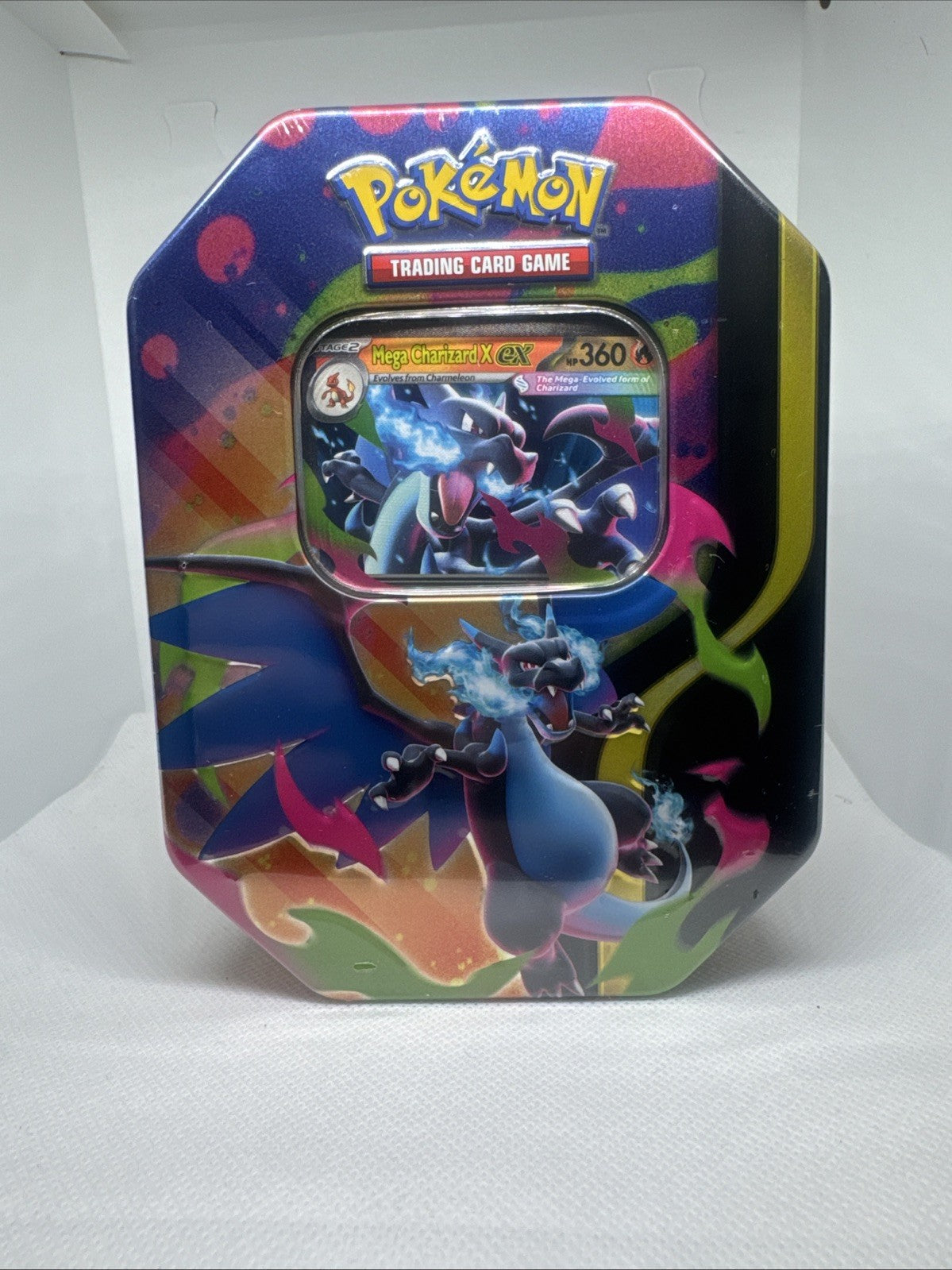 Mega Charizard X ex Tin | Pokémon TCG | Sealed | Charizard Promo