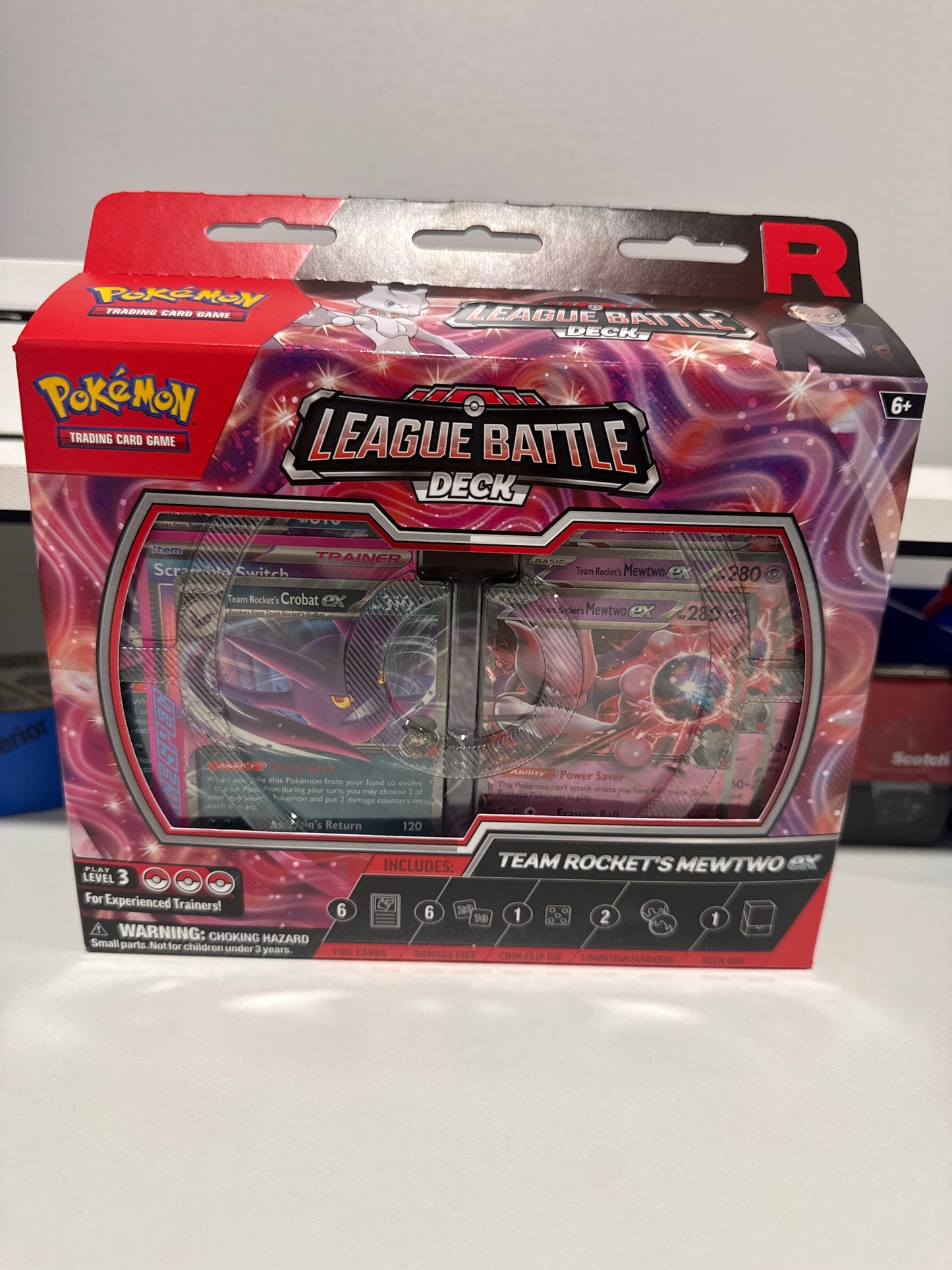 Team Rocket’s Mewtwo ex League Battle Deck | Pokémon TCG | Factory Sealed